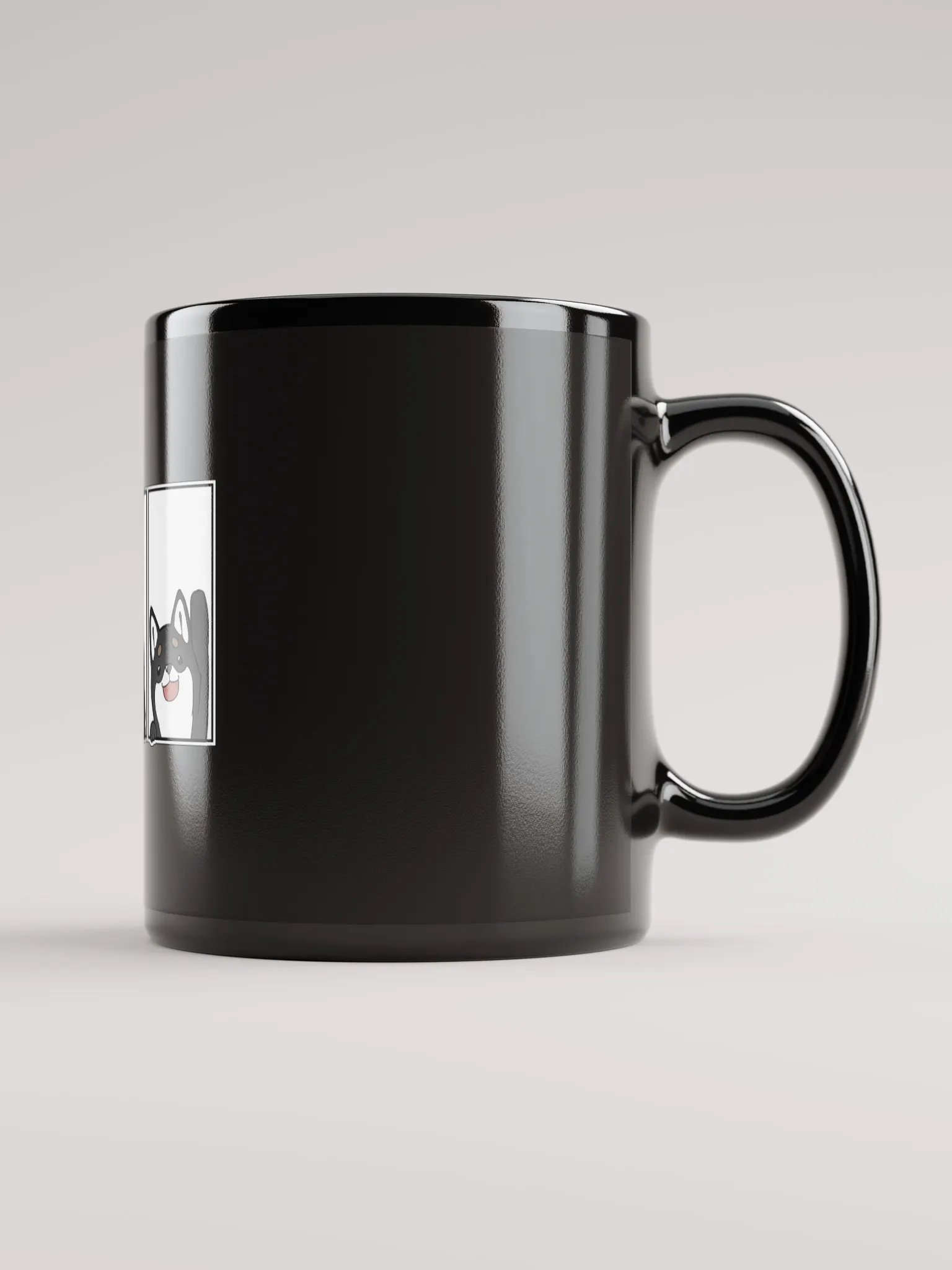 SHIBA HELLO MUG BLACK 1 product image (2)
