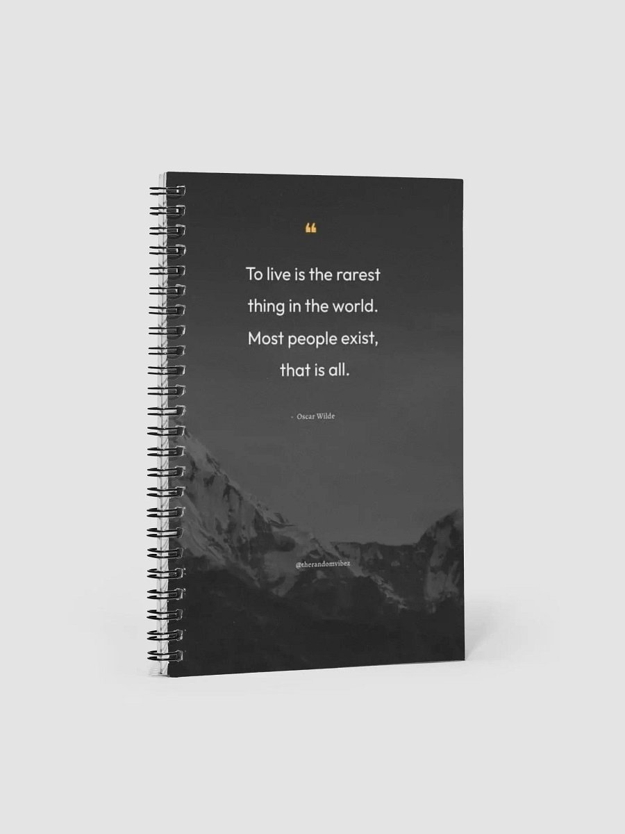 Nietzsche Quote Spiral Notebook product image (1)