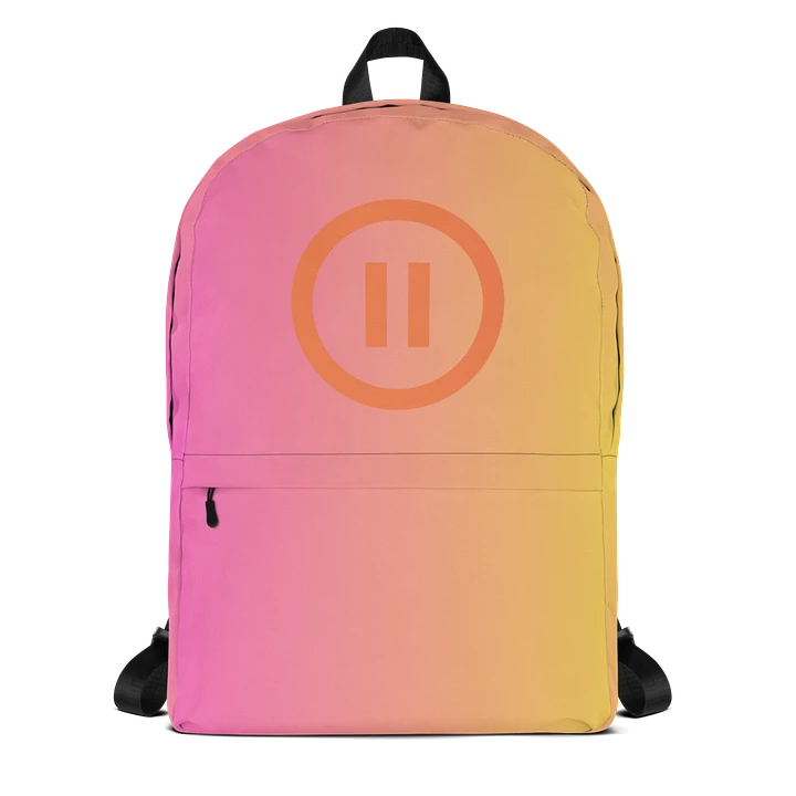 Pause AI Backpack (Pink/Orange Gradient) product image (1)
