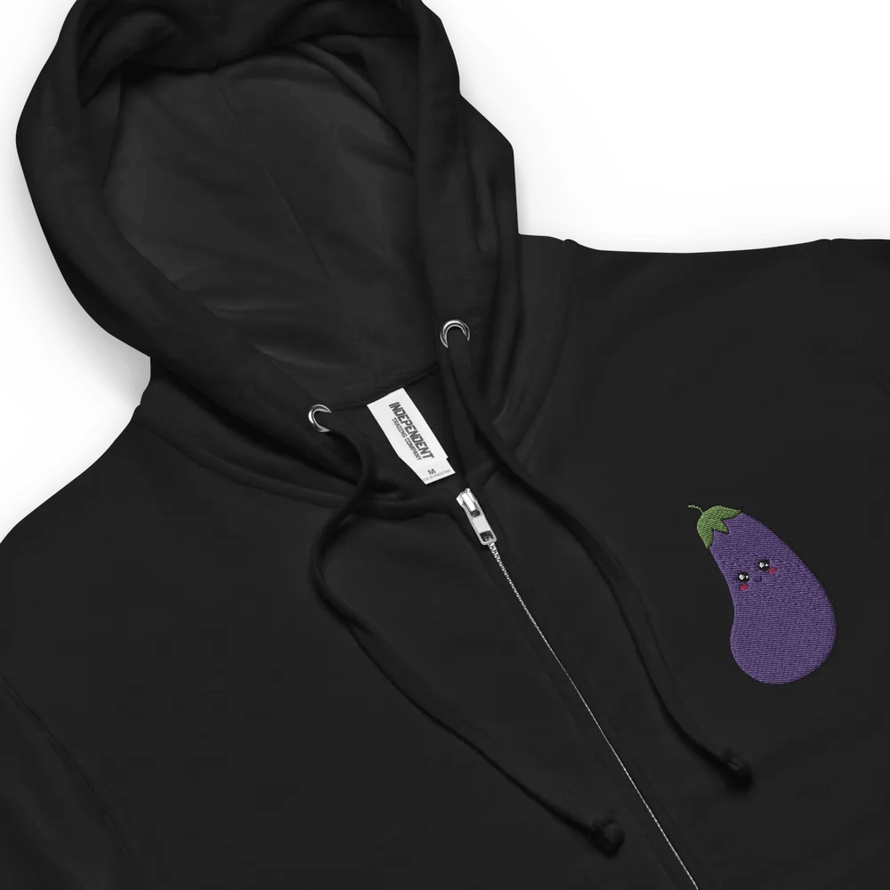 Eggplant Zip Up Hoodie product image (1)