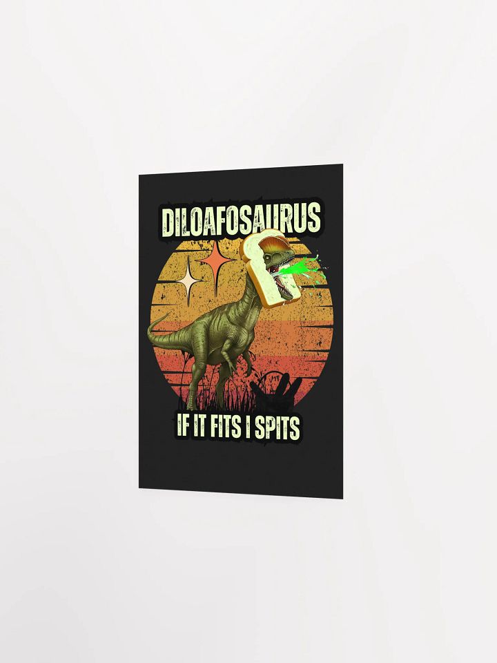 Diloafosaurus - Dilophosaurus and Bread Funny Art product image (2)