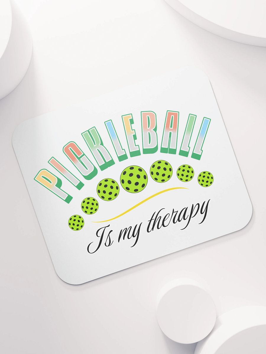 Pickleball Is My Therapy Mouse Pad product image (5)