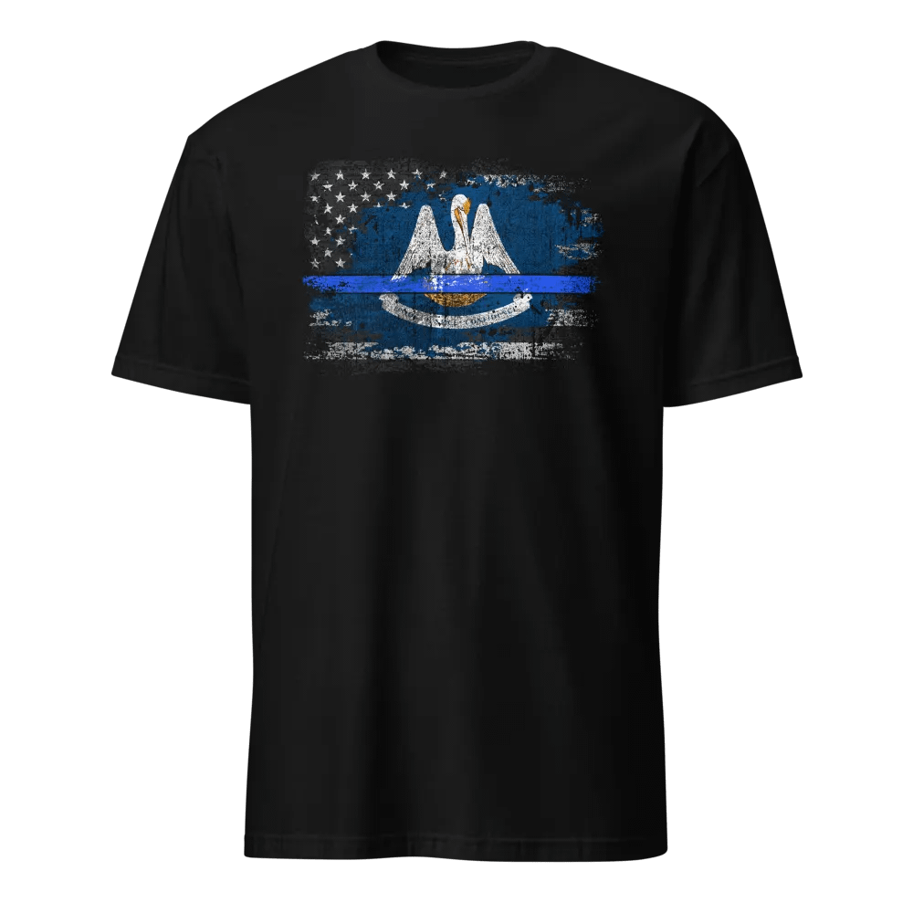 Louisiana Thin Blue Line Flag product image (1)