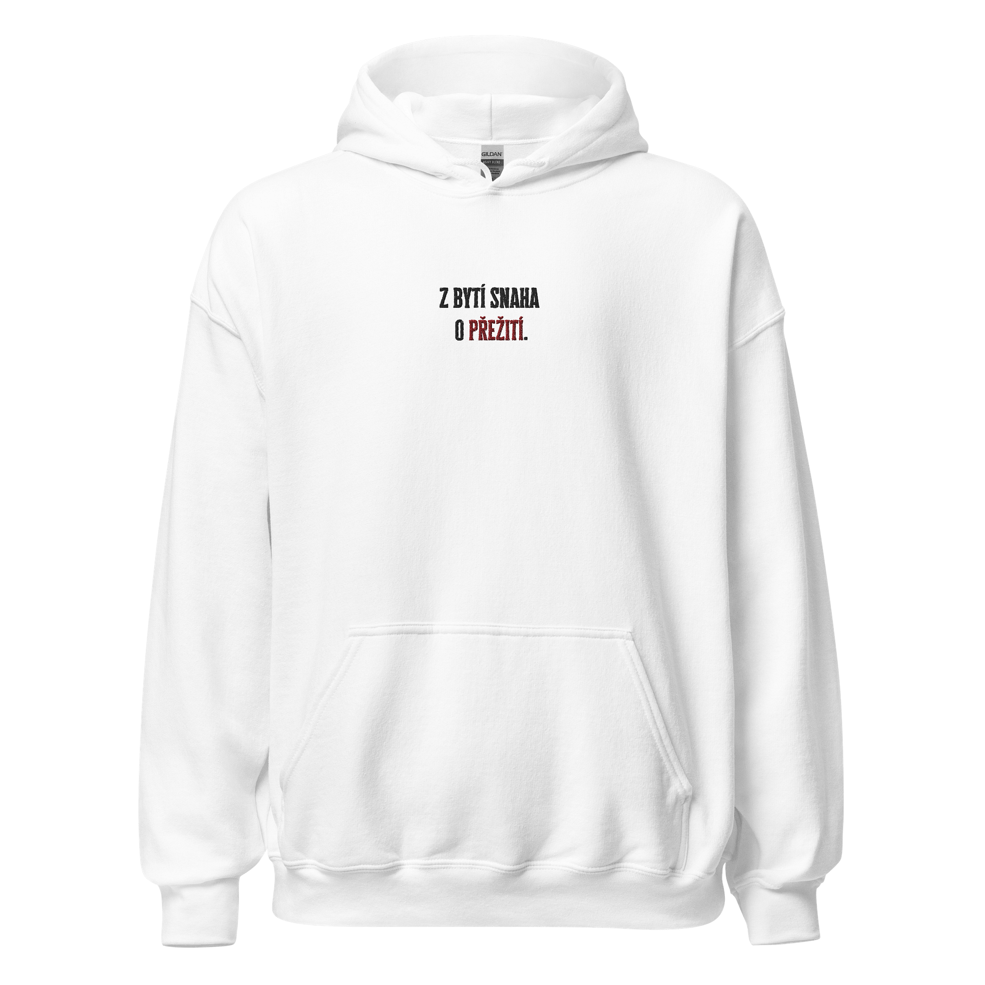 Přežít White Hoodie product image (2)