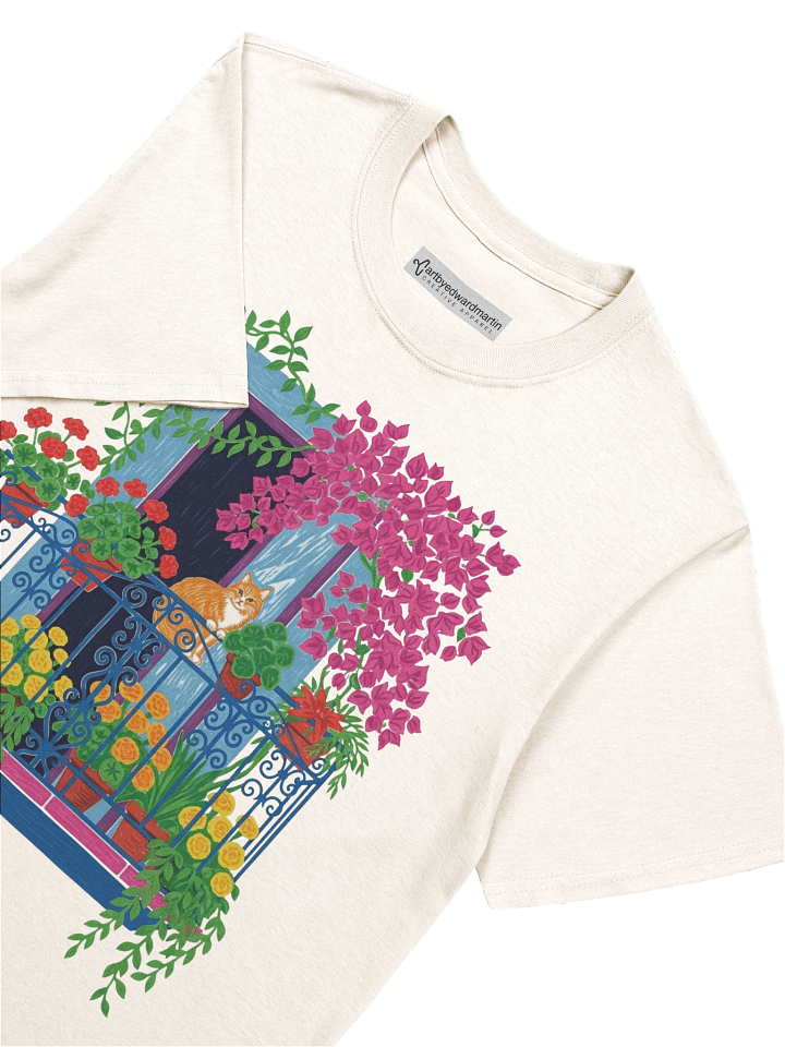 Balcony Cat Unisex Tee product image (127)