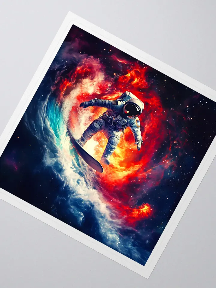 Nebula Surfer Sticker product image (2)