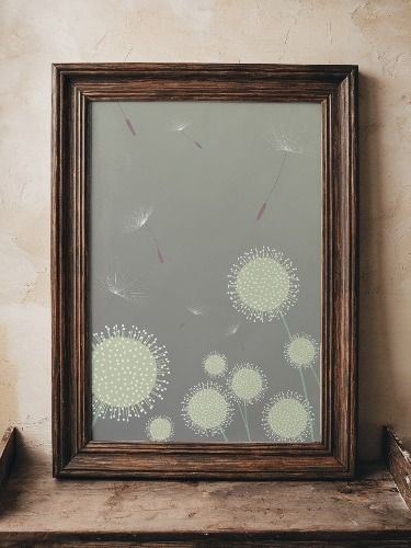 Dandelion Dream Vertical Printable Wall Art Poster product image (2)
