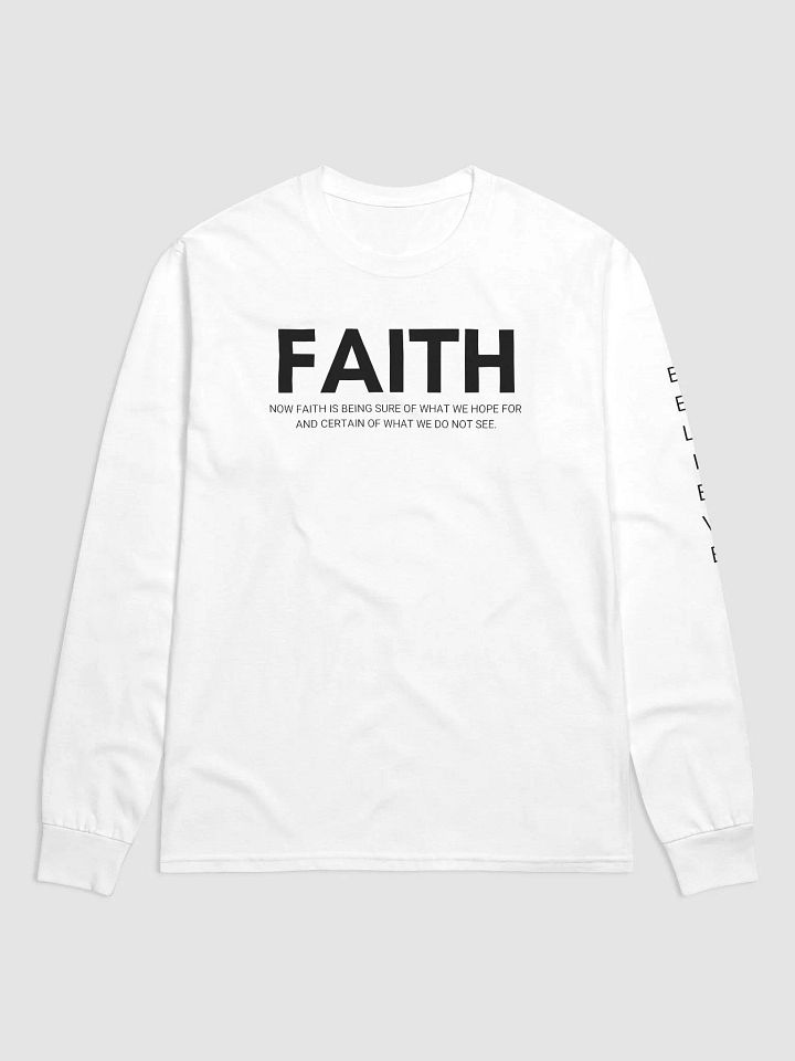 Faith Unisex - Long Sleeve (Black) product image (1)