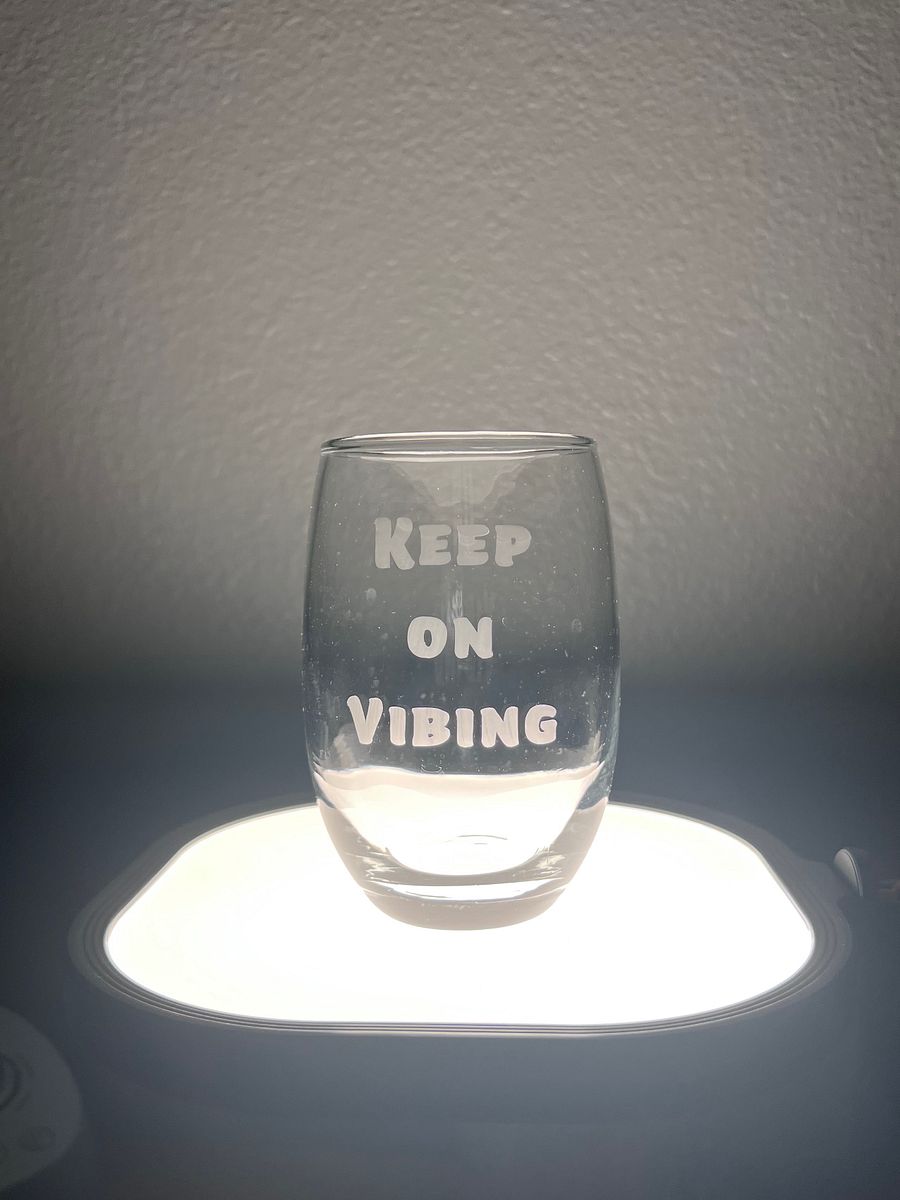 Keep on Vibing Stemless 15.5oz Wine Glass product image (1)
