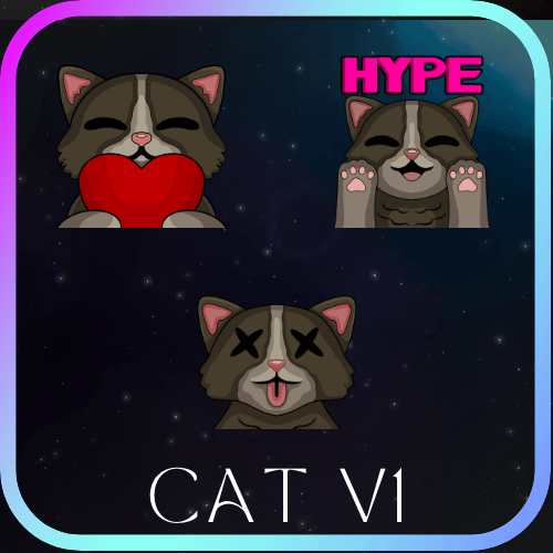 Cat V1 Emotes product image (1)