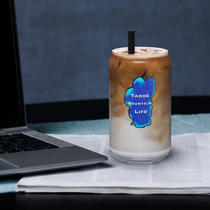 Tahoe Mountain Life Can Shaped Glass product image (2)