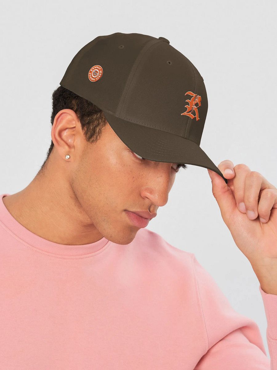 KMG Fitted Cap (Brown/Orange) product image (4)