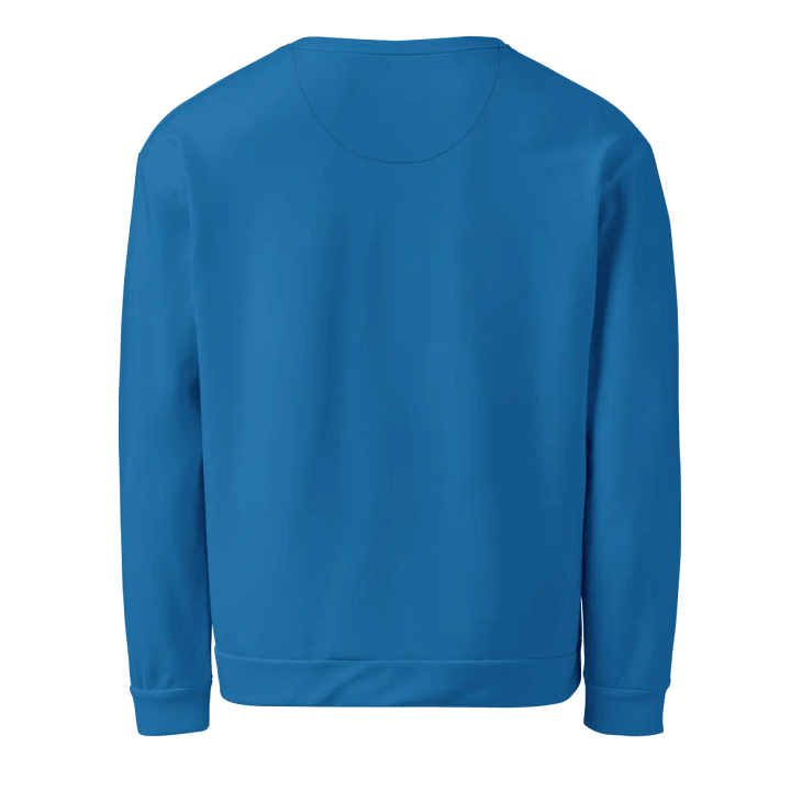 Plain Atlantic Blue True Summer Unisex Recycled Polyester Heavyweight Premium Sweatshirt by Treasure Pie product image (2)
