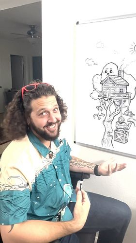 We’re DRAWING THE COMMENTS next!! Drop your best ideas below and you might just see them in our next video! #daynoart #whiteb...