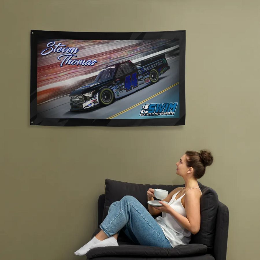 Steven Thomas #44 Driver Flag product image (12)