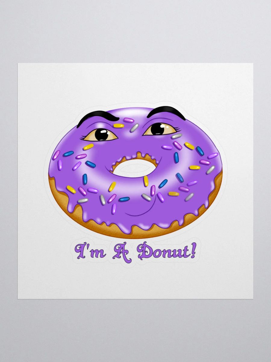 I'm A Donut KissCut Sticker product image (1)