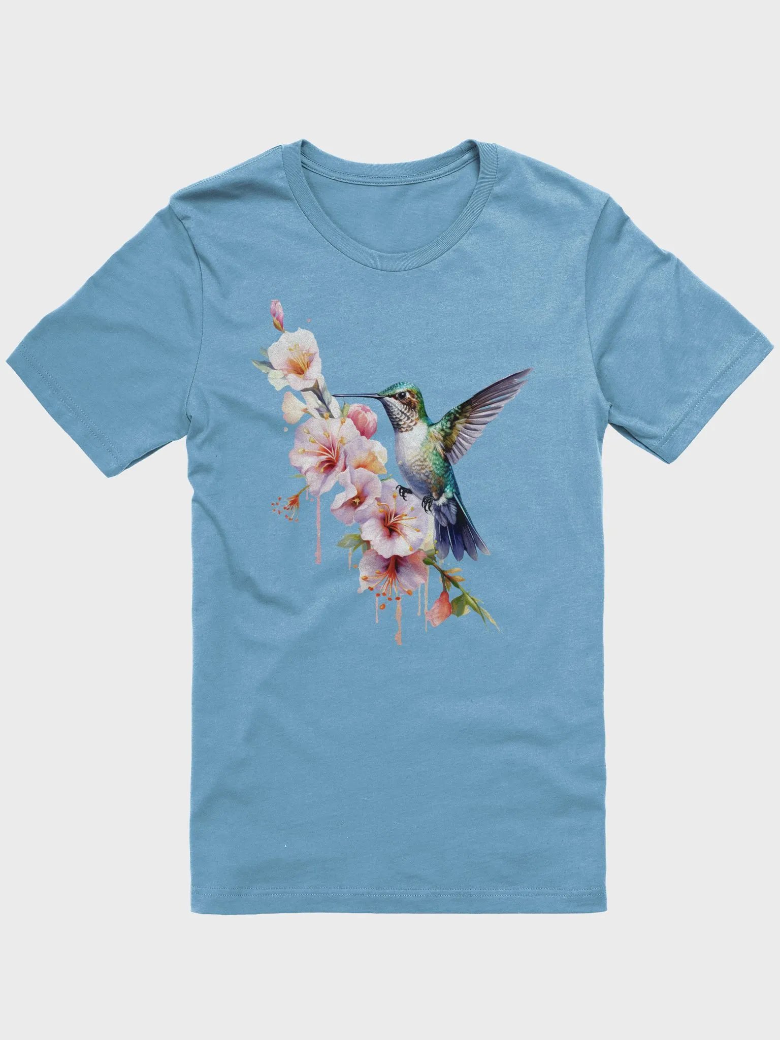 Hummingbird with Pink Flowers product image (1)