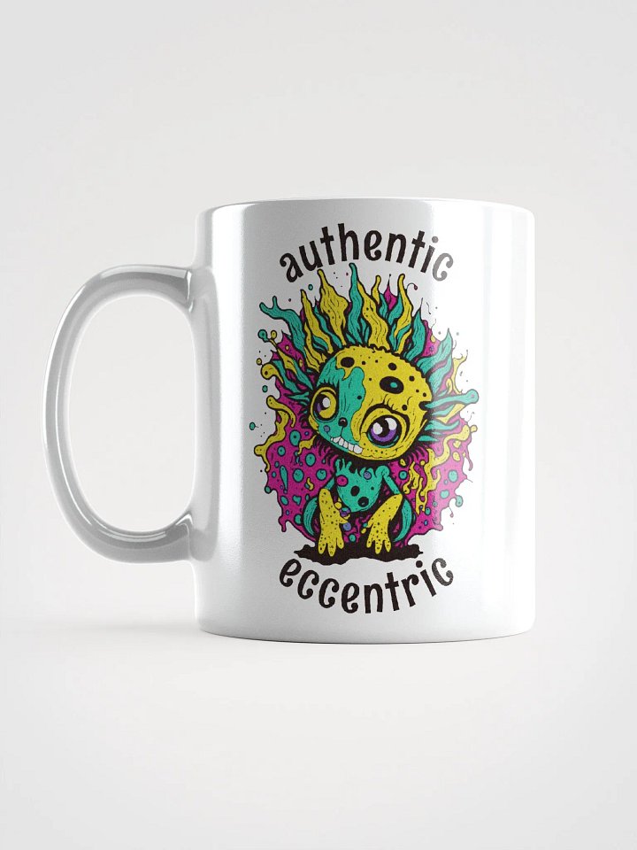 Quirky Misfits Graphic | White Coffee Mug | Authentic Eccentric product image (1)