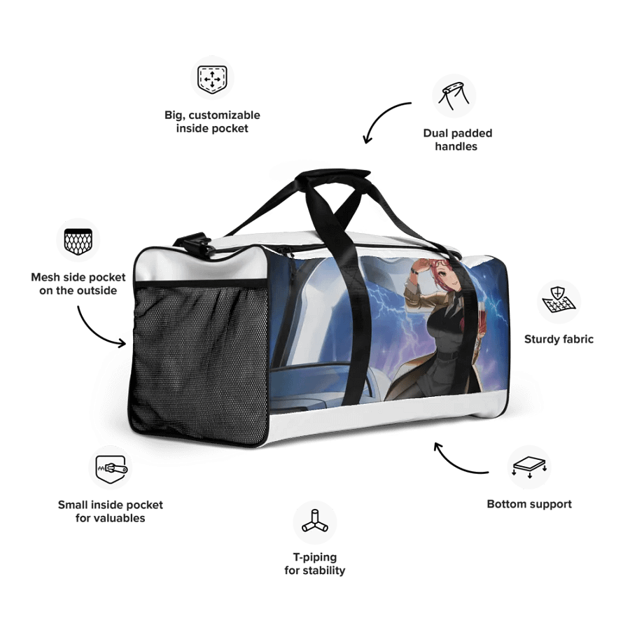 BACK TO VA11HALLA Gym Bag product image (10)