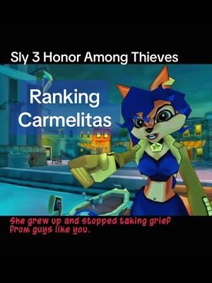 Replying to @PotatoLover46 Who’s the Best Carmelita?  #slycooper #slycoopertrilogy #playstationclassic #2000sthrowback #retrogaming #playstationexclusive #ps2 #carmelita 