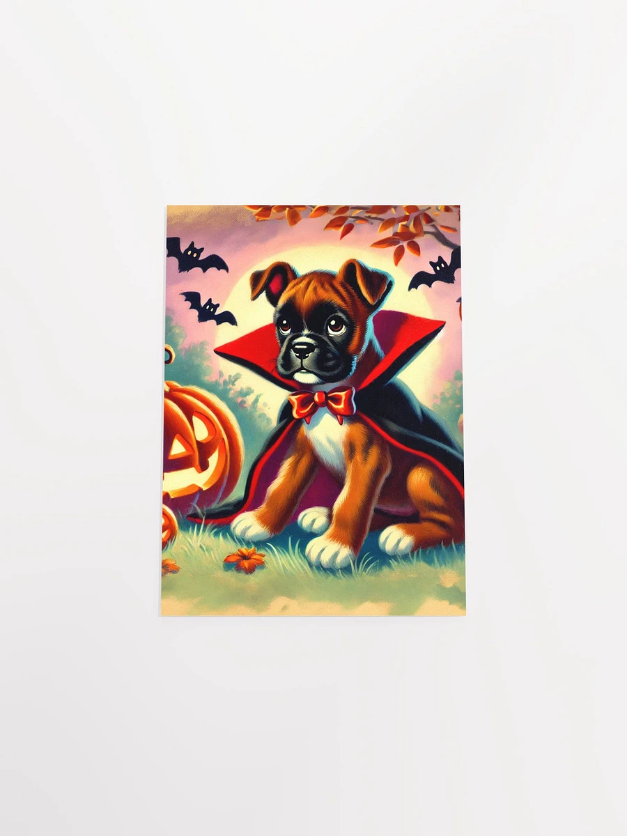 Boxer Puppy Vampire Premium Matte Poster product image (30)