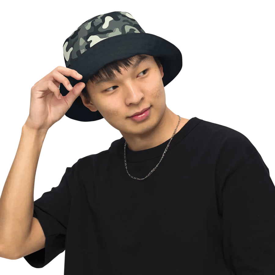 Camouflage Graphite Reversible Bucket Hat product image (3)
