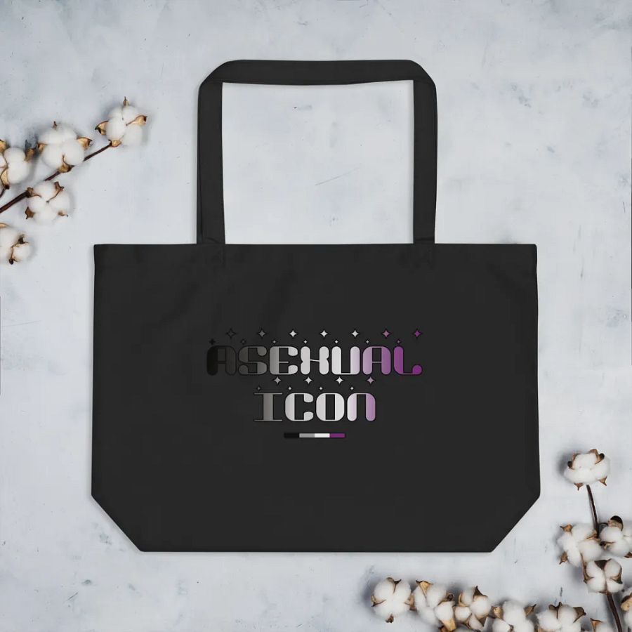 Asexual Icon Large Tote Bag product image (4)