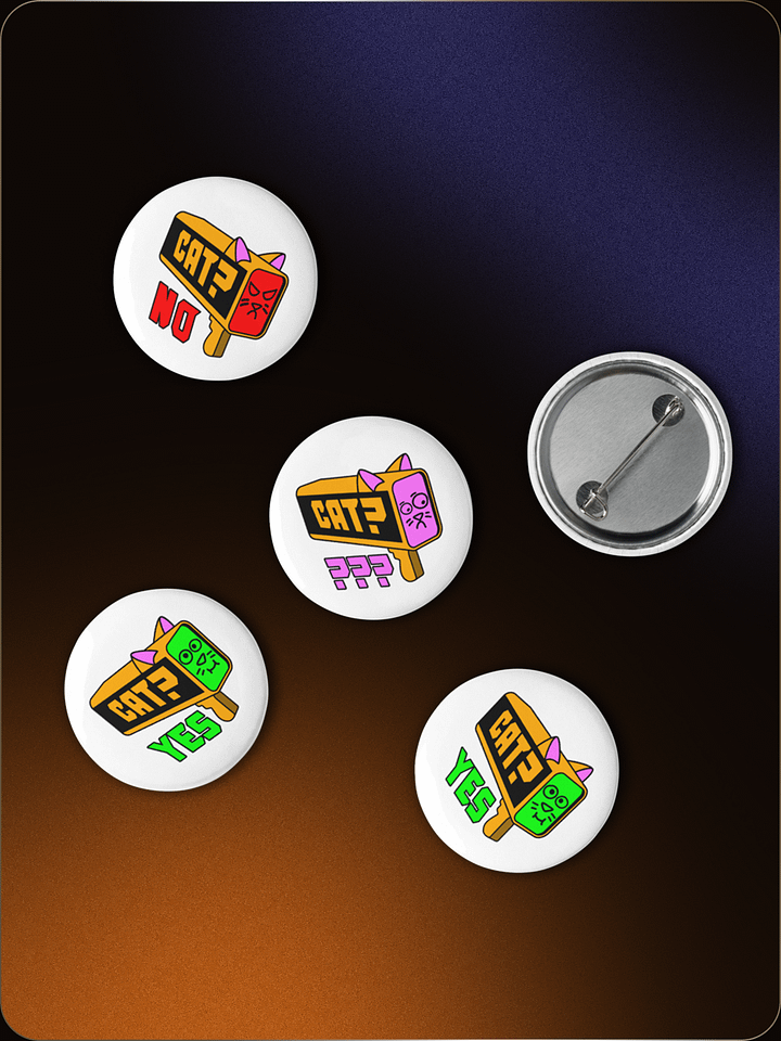 Purrlock's Home Pin Button Set (5x) product image (2)