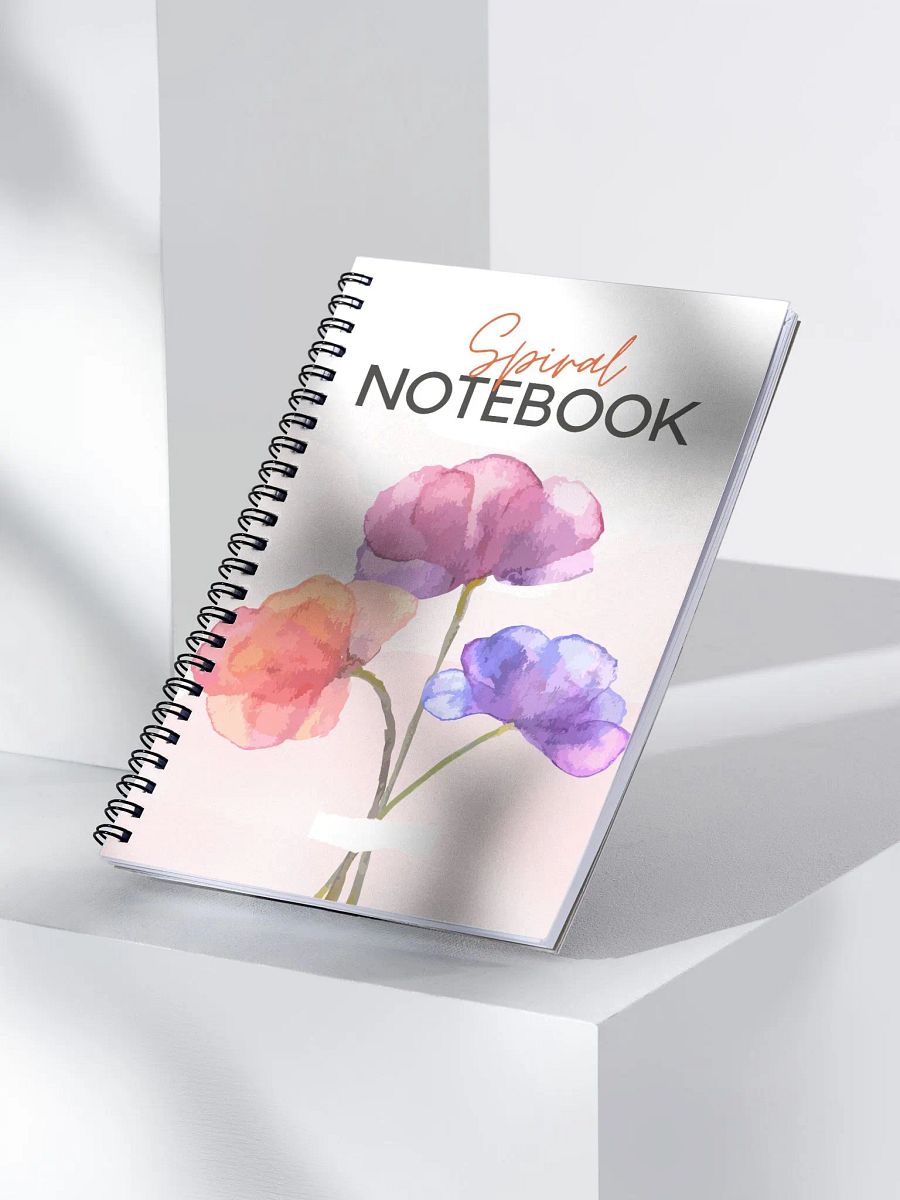 Floral Bliss Spiral Notebook product image (3)