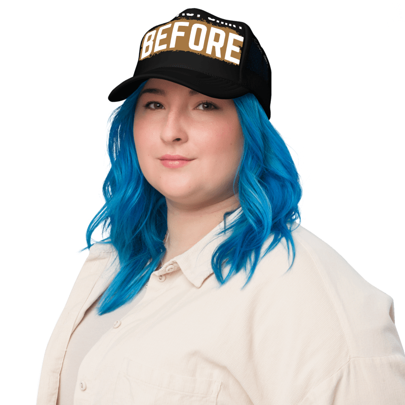 Retro Vibes Foam Trucker Hat product image (4)
