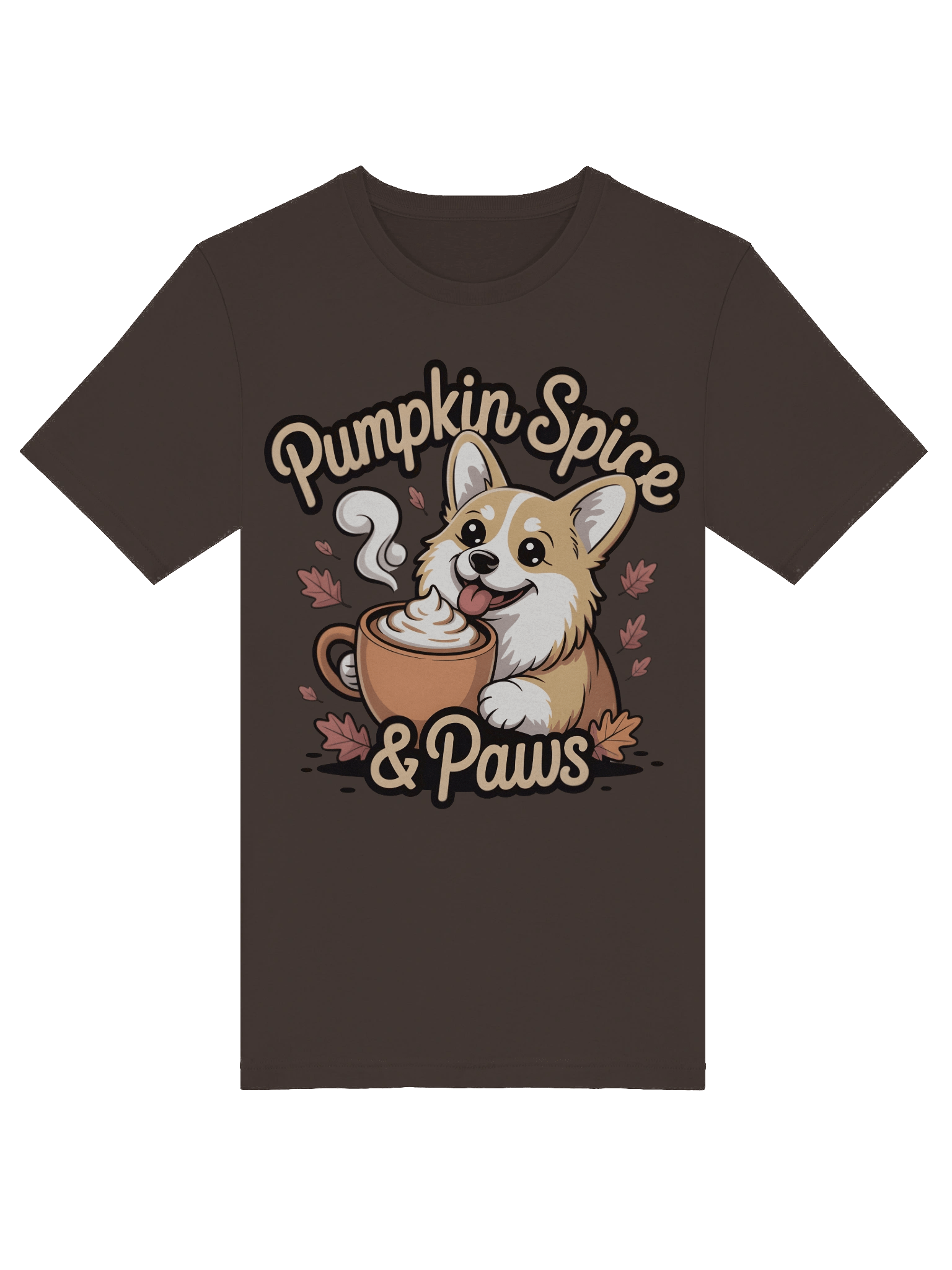 Pumpkin Spice & Paws Corgi T-Shirt product image (26)