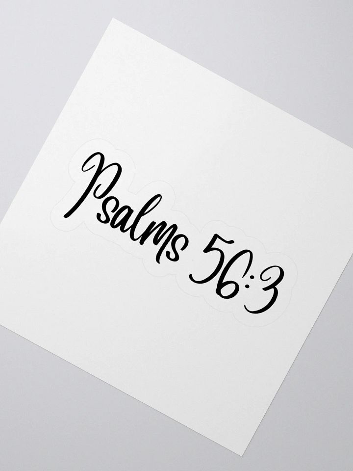 Psalm 56:3 Sticker product image (2)