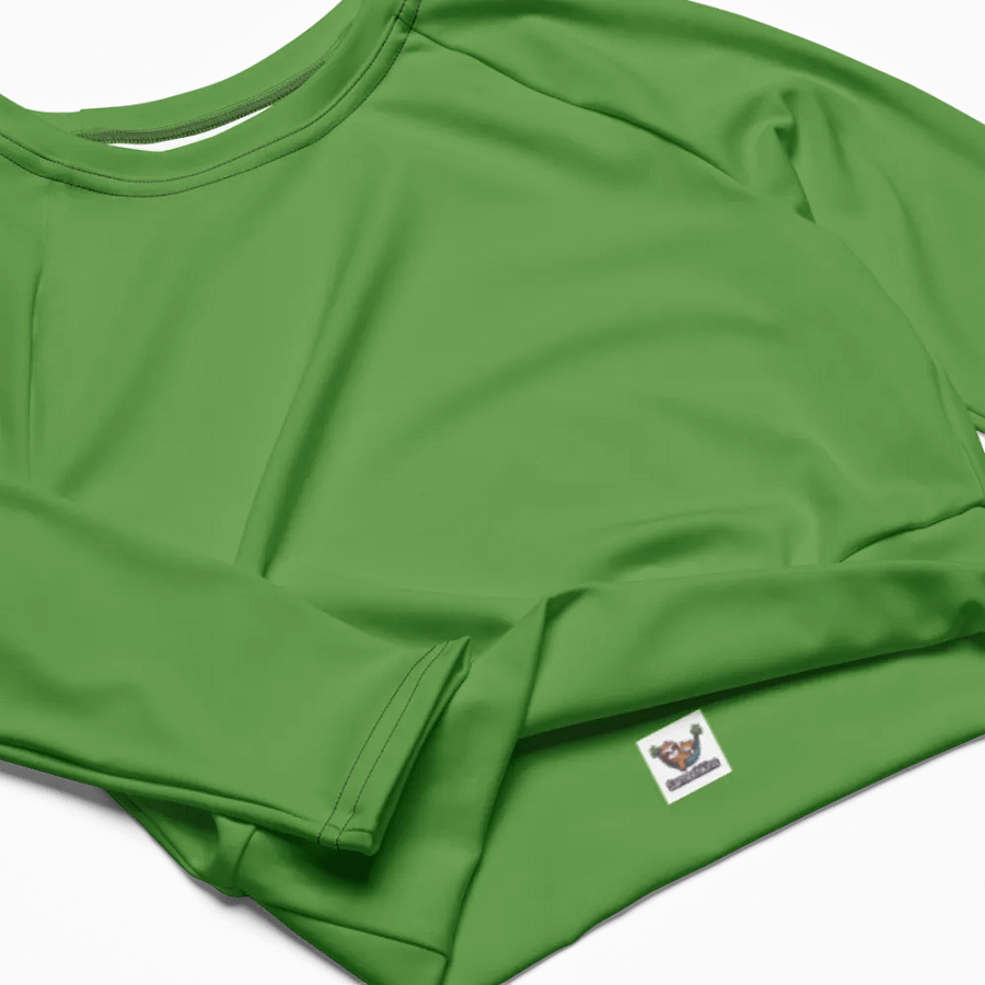 Taurus All-Over Print Long Sleeve Crop Top product image (4)