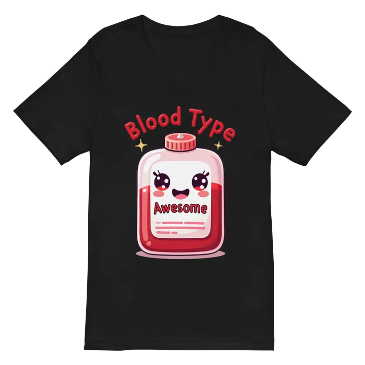 Awesome Blood Type Cartoon T-Shirt product image (3)