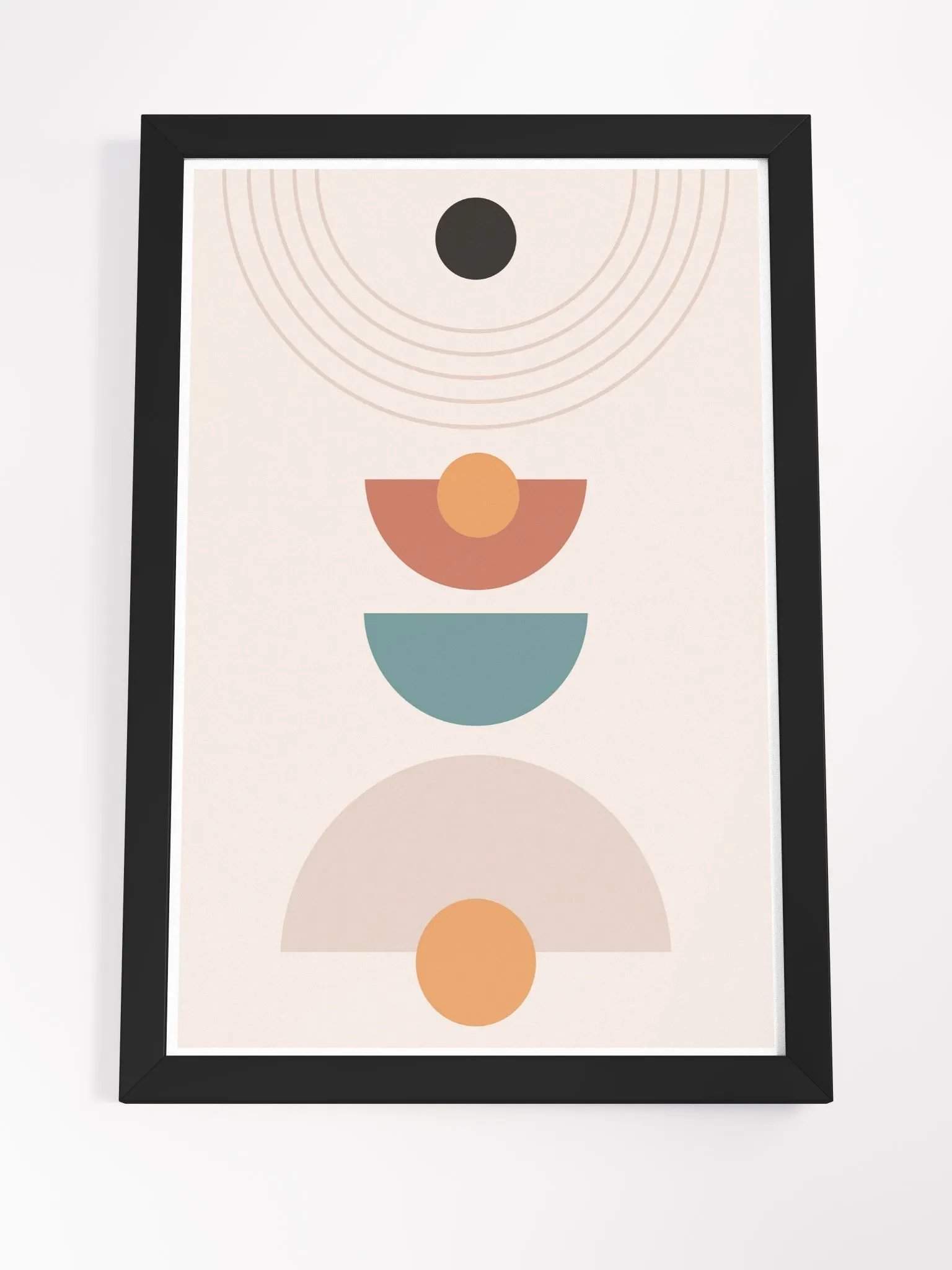 Geometric Harmony Framed Poster product image (20)