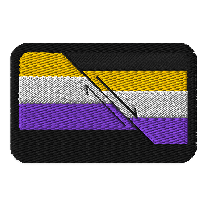 Faulted Pride Flags- Non Binary Patch product image (1)