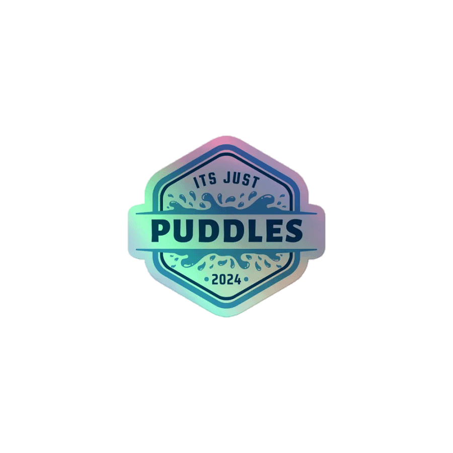Puddles Holographic Sticker product image (1)