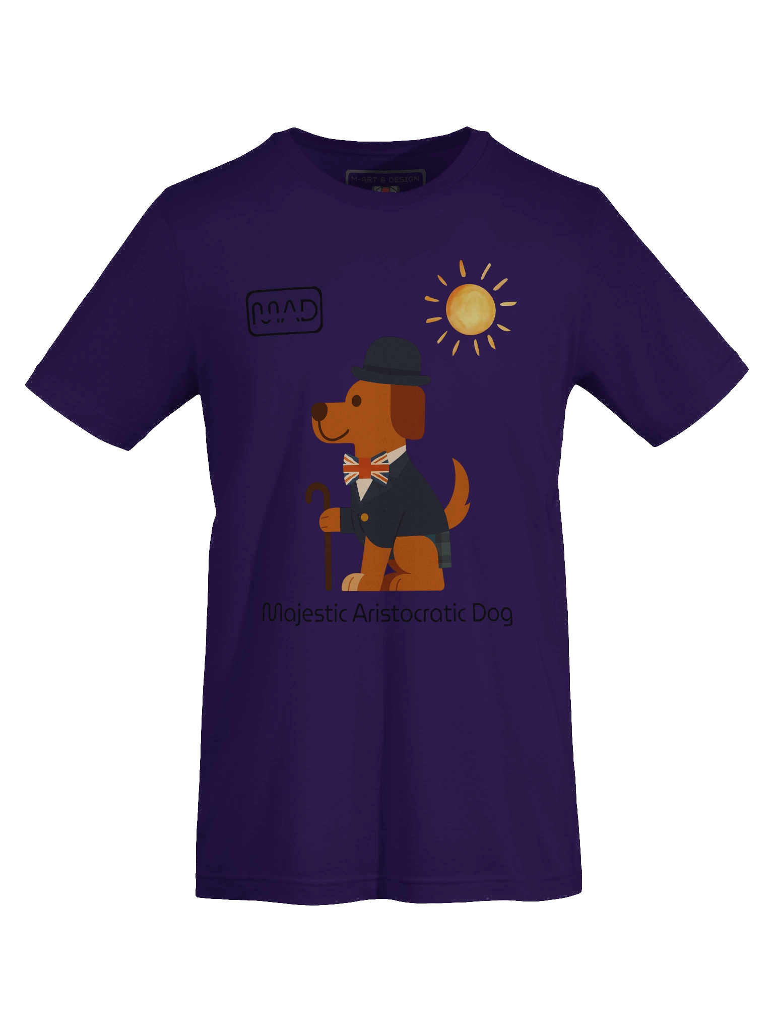 Majestic Aristocratic Dog – Noble Pup Tee – MAD Style - M-Art & Design product image (57)