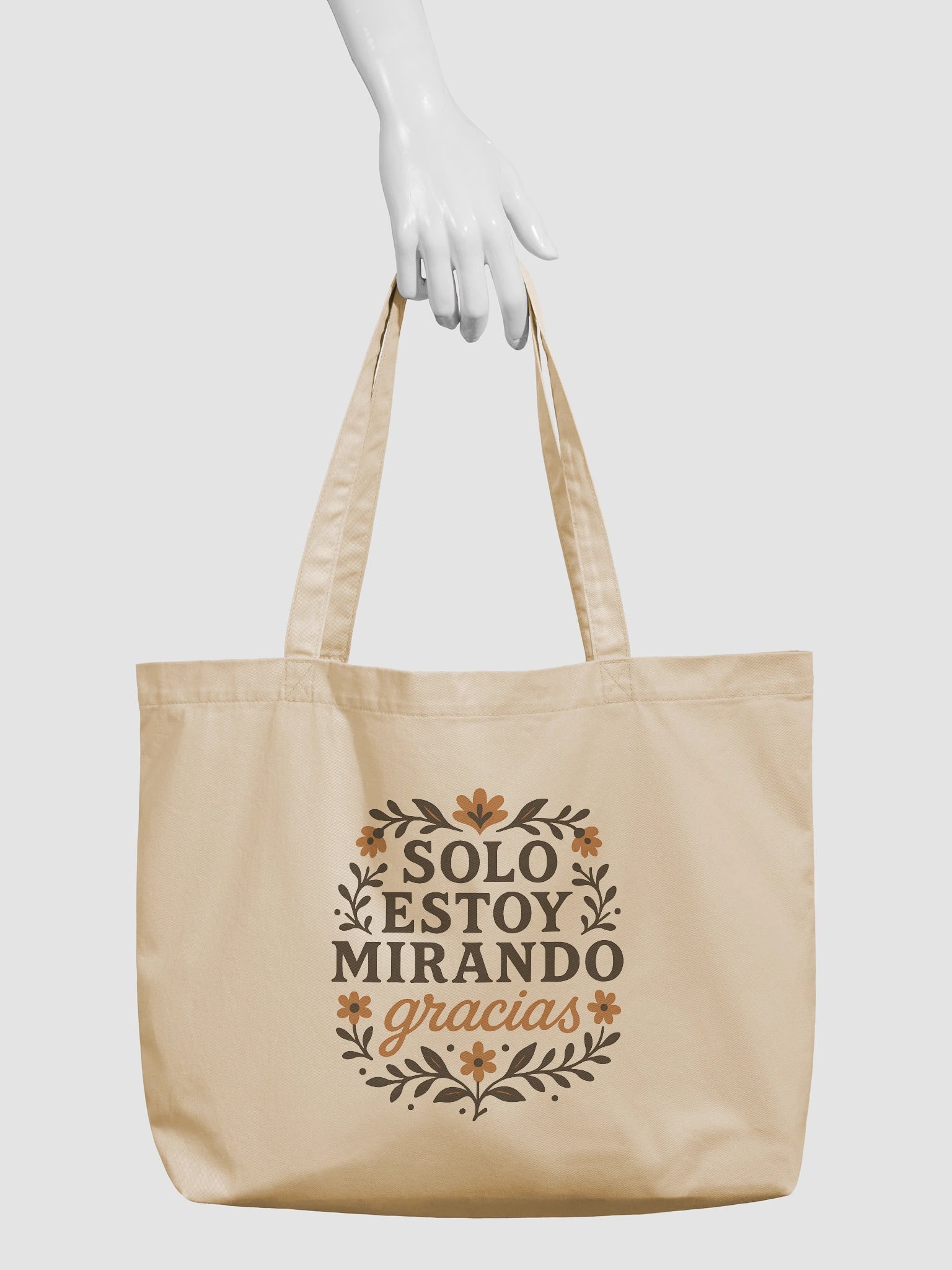 Solo Estoy Mirando, Gracias Tote Bag product image (2)