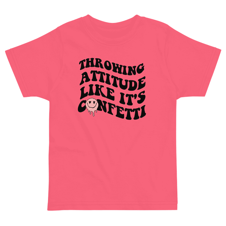 Confetti Attitude Toddler Tee product image (1)