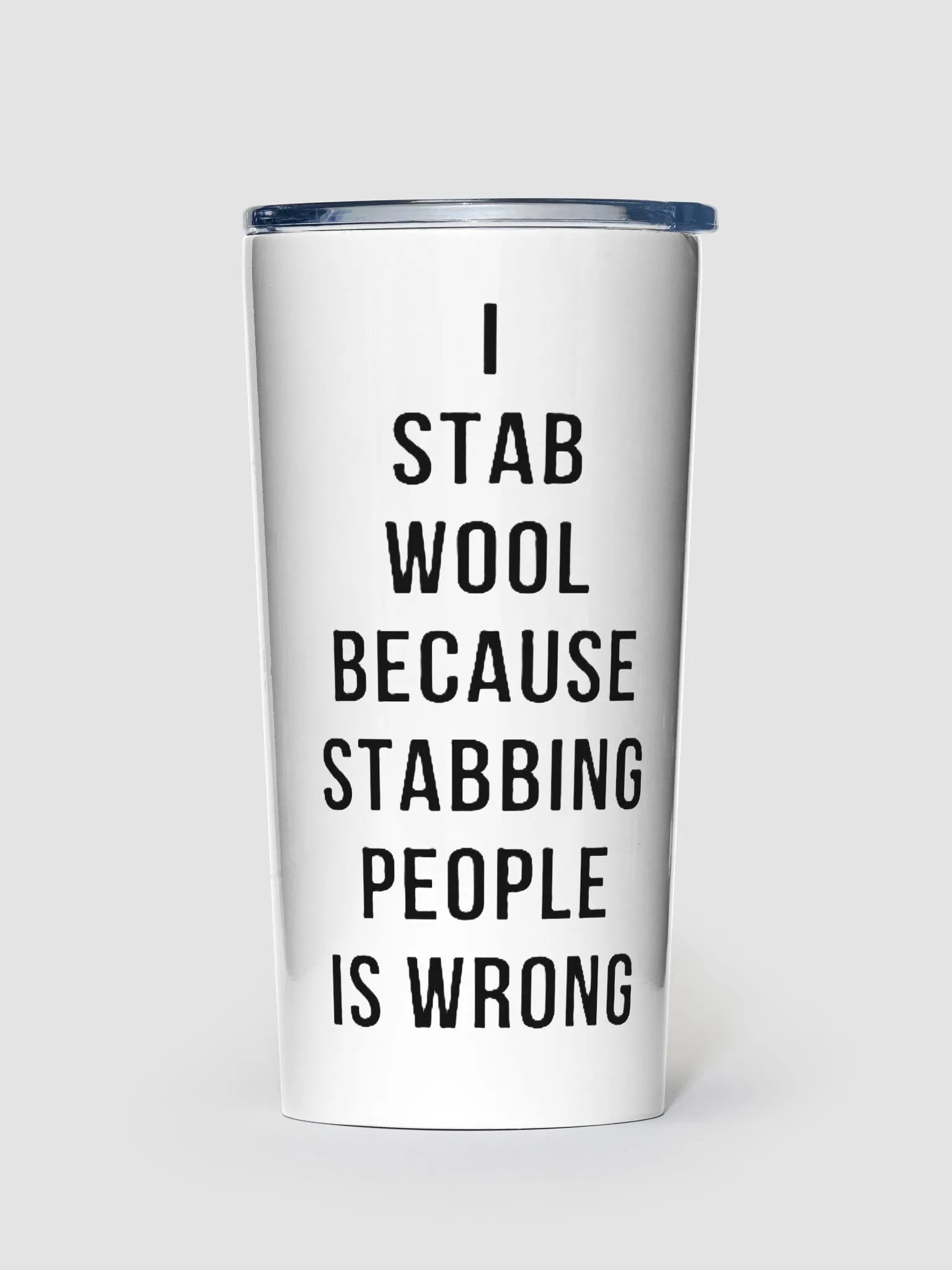 Funny Needle Felt Stainless Steel Tumbler (20oz) product image (1)