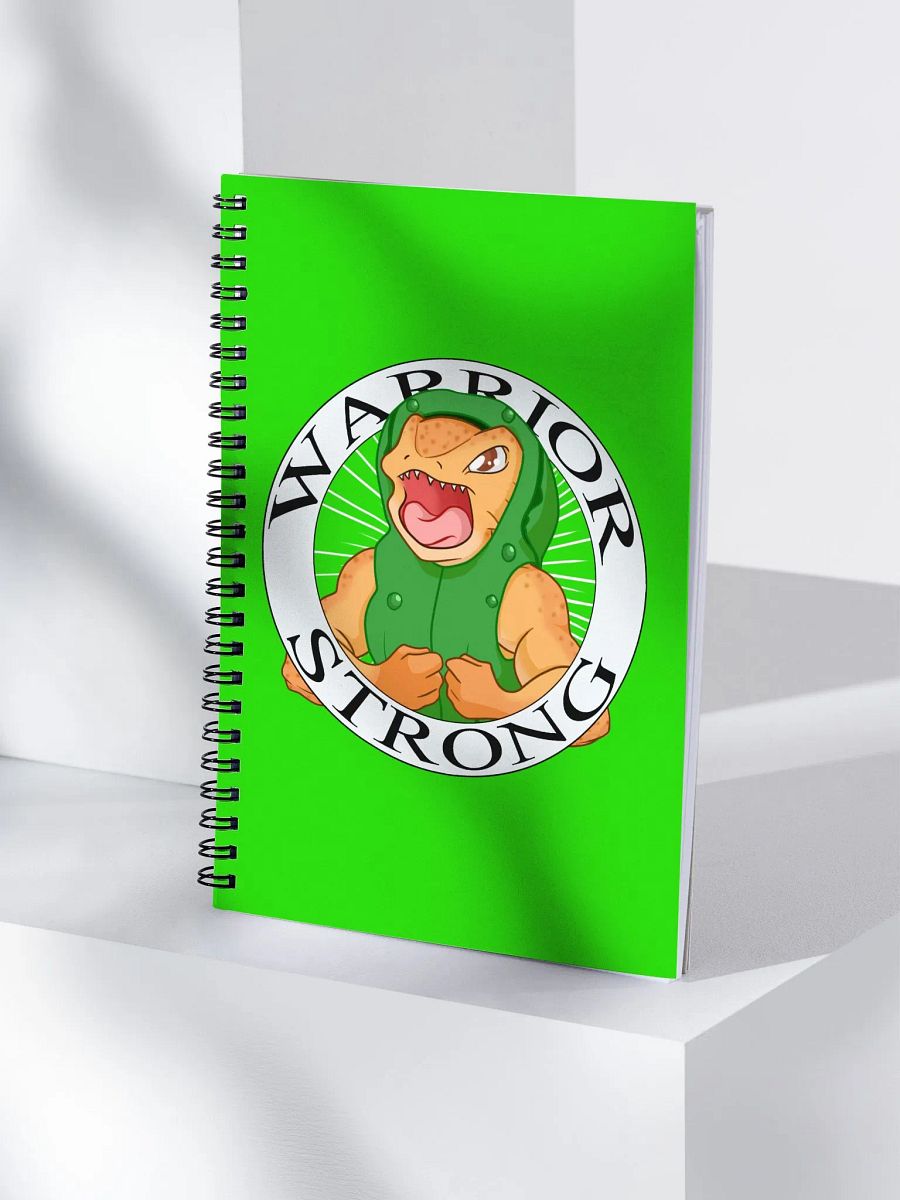 Buff Pickle Warrior Strong Spiral Notebook product image (4)