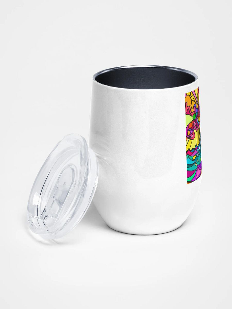Spirited Swirls Wine Tumbler - Wave at Sunset product image (2)