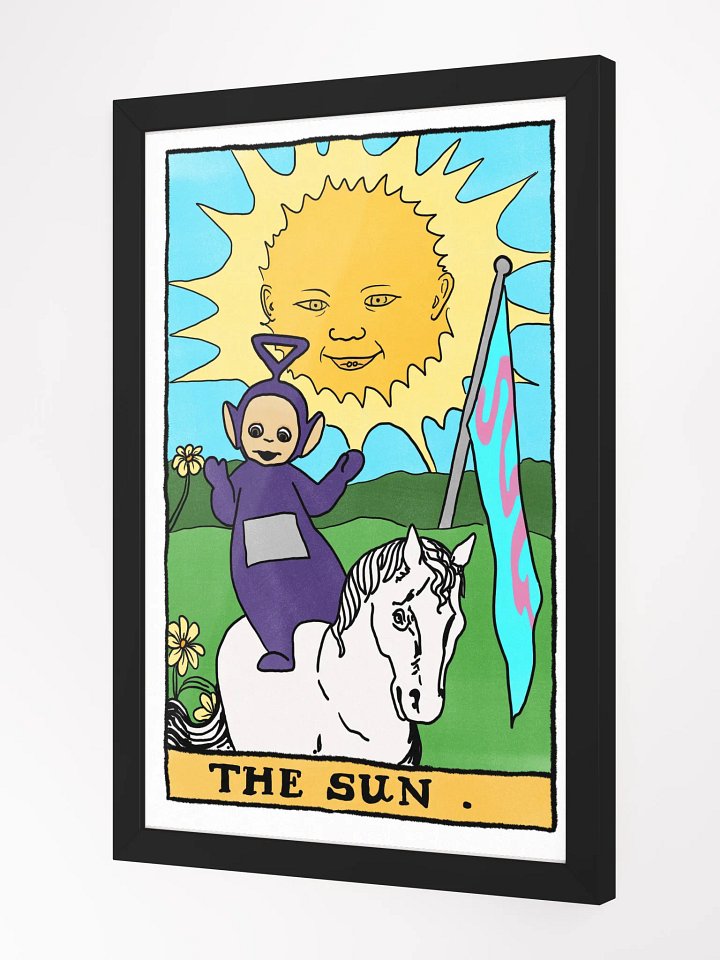 Teletubbies Sun Tarot Card Framed Print product image (2)