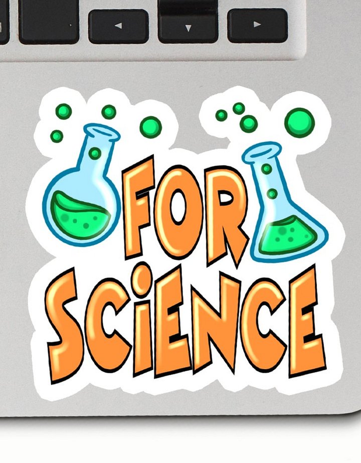 For Science Sticker product image (1)