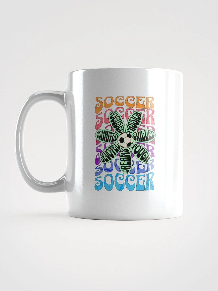 Flower Soccer Motivational Passion Floral Mug product image (1)