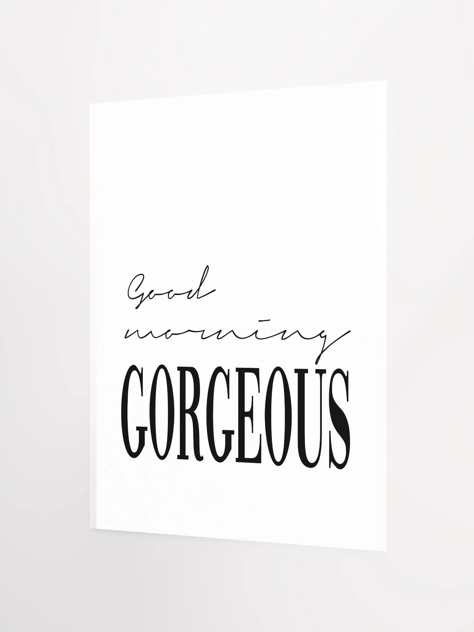 Good morning Gorgeous typography design product image (7)