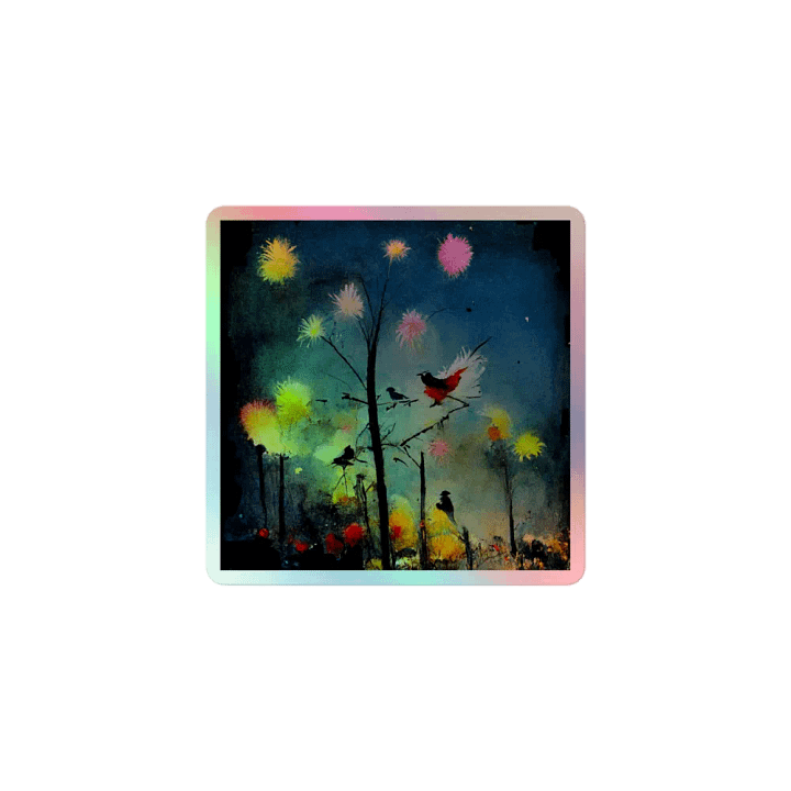 Whimsical Nature Holographic Sticker Set product image (1)