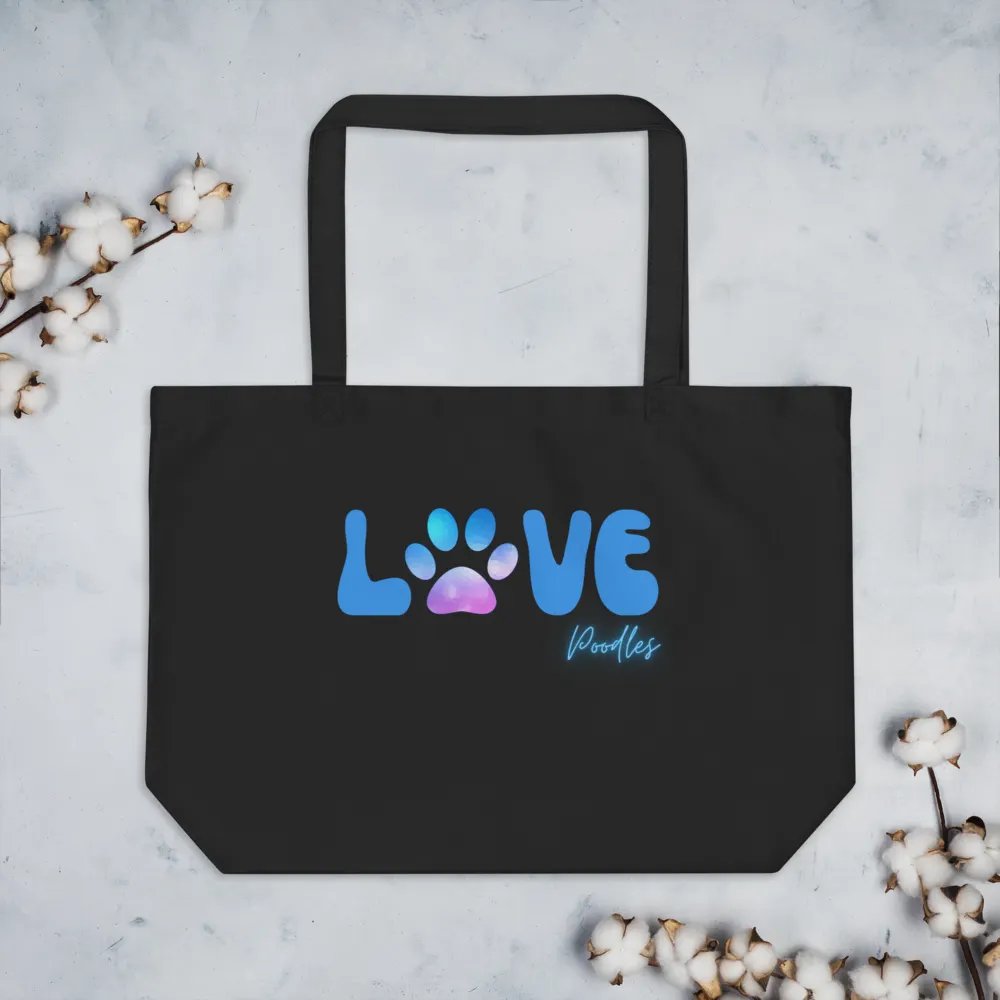 Pawfect Love Poodles Tote Bag product image (7)