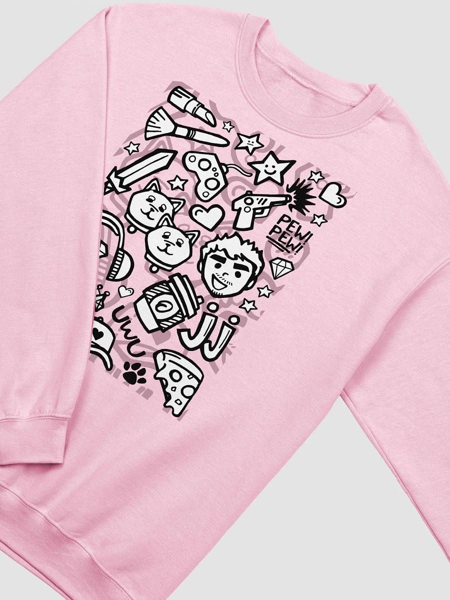 J-Doodle Sweatshirt (Pink) product image (1)